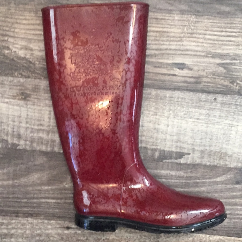 Burberry 🌹 waterproof rain boots